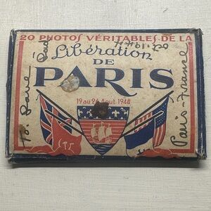 Vintage Liberation de Paris Photo Set
